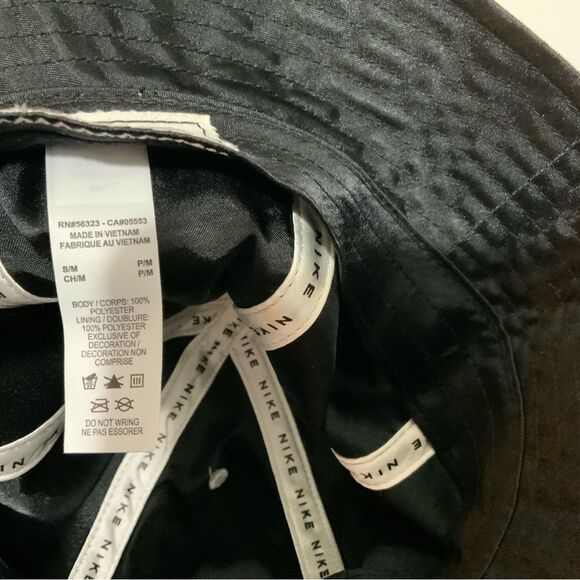 Women’s Nike Bucket Hat Cap Houndstooth Sherlock Holmes DJ5840-010 S/M - Picture 8 of 10